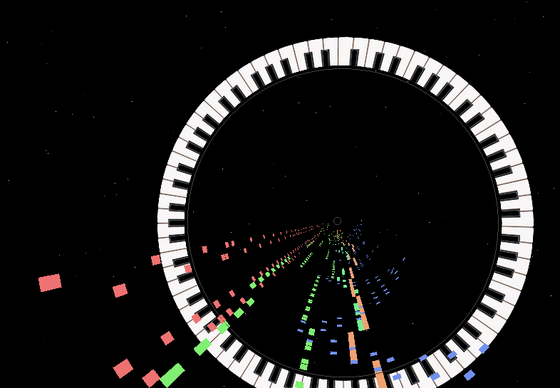 MIDI Trail リング表示